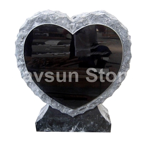 Granite Single Heart Tombstone/Monument/Headstone
