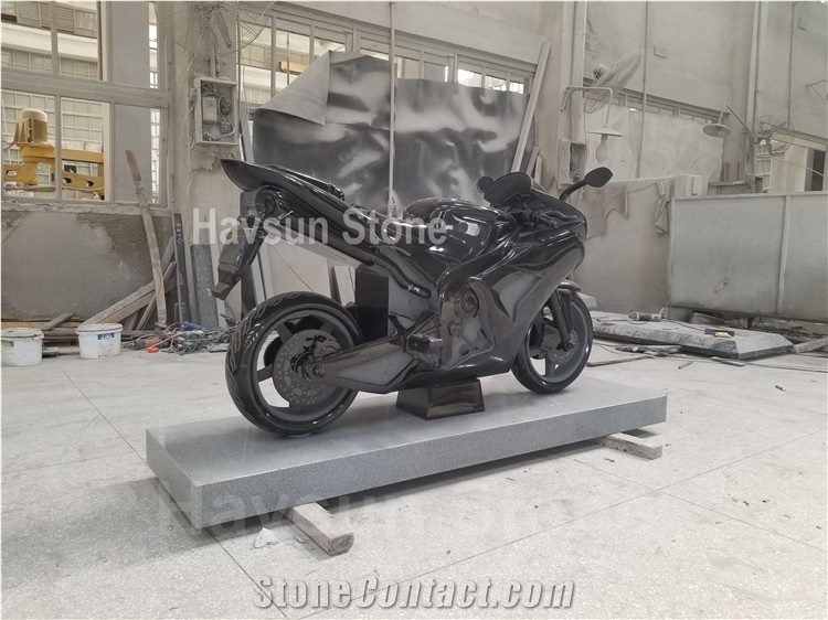 New Motorcycle Motorbike Moto Headstone Tombstone
