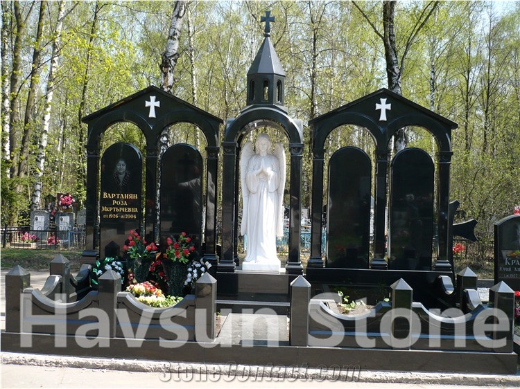 Russia Style Cross Family Monument/Tombstone