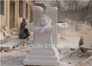 Weeping/Crying/Kneeling Angel Monument Tombstone