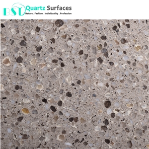 Grey Granite Look Quartz Countertops