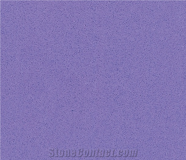 Pure Purple Quartz Slab/ Engineered Quartz Stone