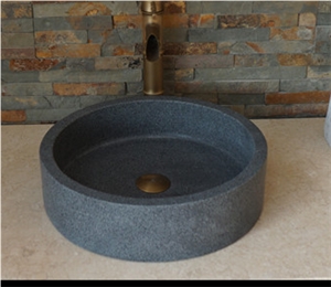 Nature Stone Round Bathroom Wash Basins /Sinks