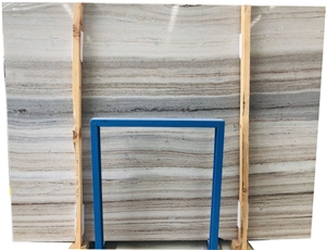 Chinese Slab Crystal Wood Wooden Vein Grain Marble