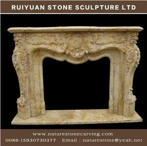 Fireplace Mantel Marble Fireplaces Sculptured