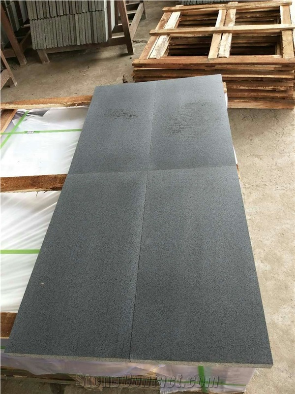Black Basalt Honed Tiles Floor Covering Tiles