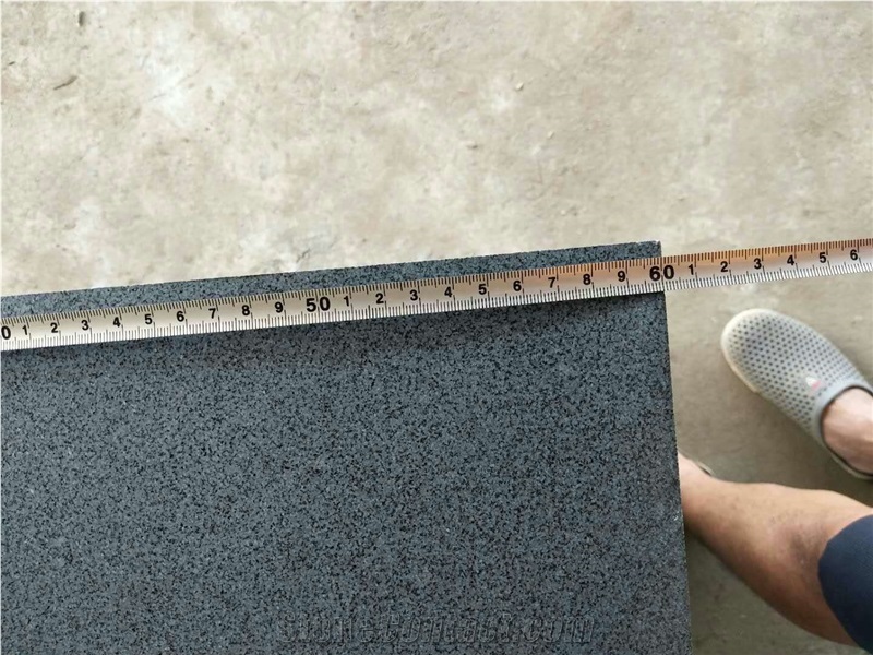 Black Basalt Honed Tiles Floor Covering Tiles