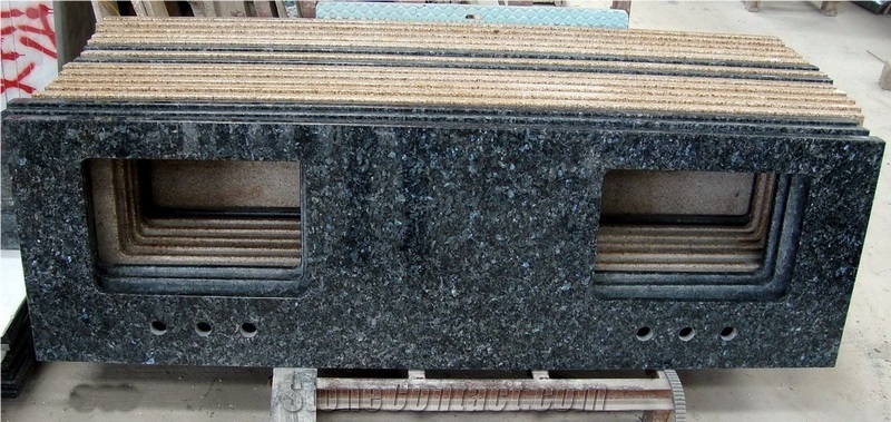 Blue Pearl Granite Countertop, Blue Granite Tops