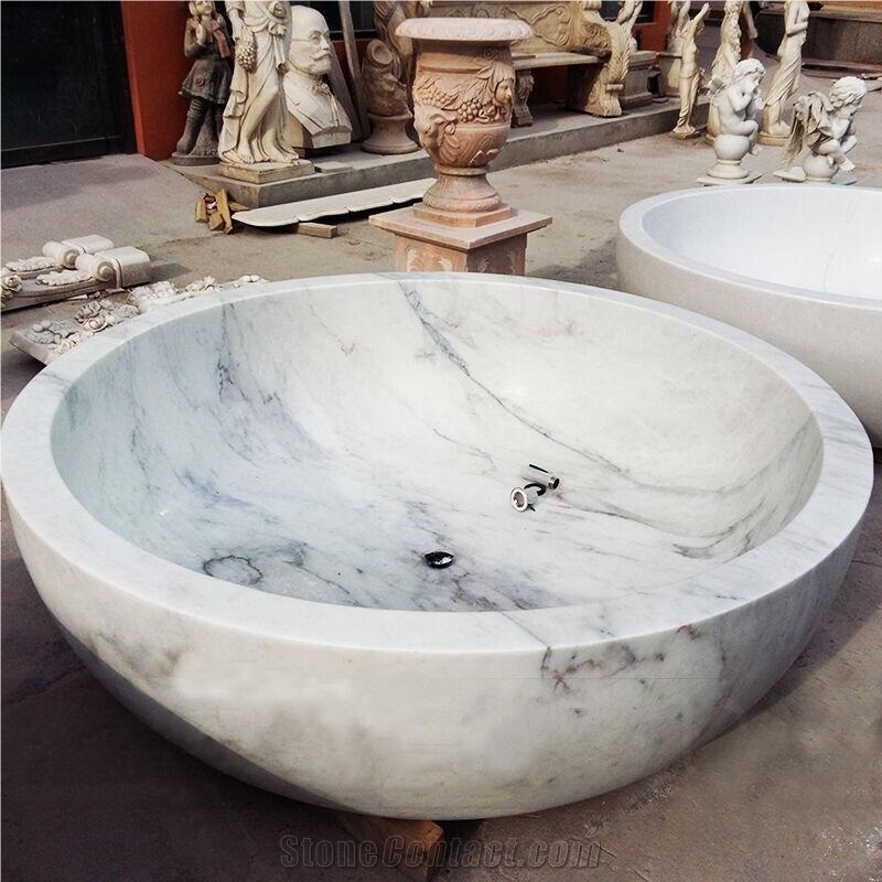 Carrara White Marble Bathtub,White Marble Bathtubs