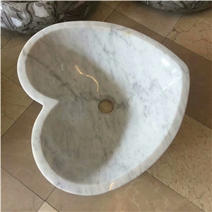 Carrara White Marble Sinks, White Marble Basins