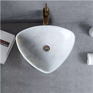 Carrara White Marble Sinks, White Marble Sinks