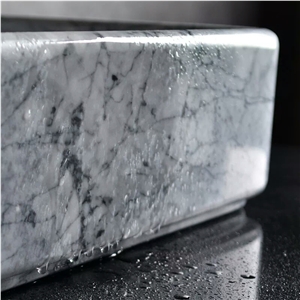 China Carrara Marble Sinks, White Marble Basins,