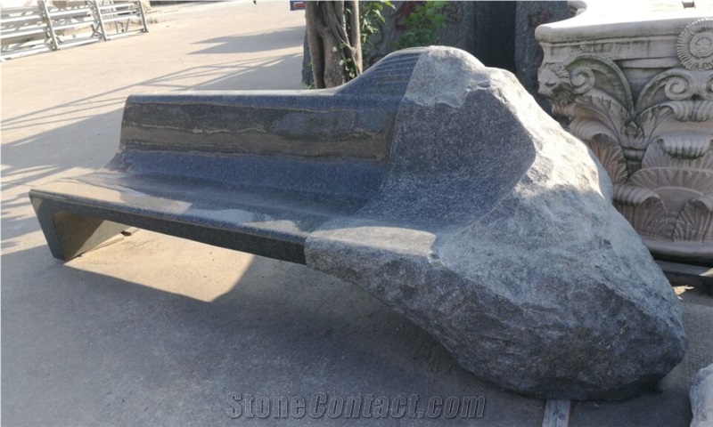 G654 Bench, Padang Dark Granite Outdoor Benches
