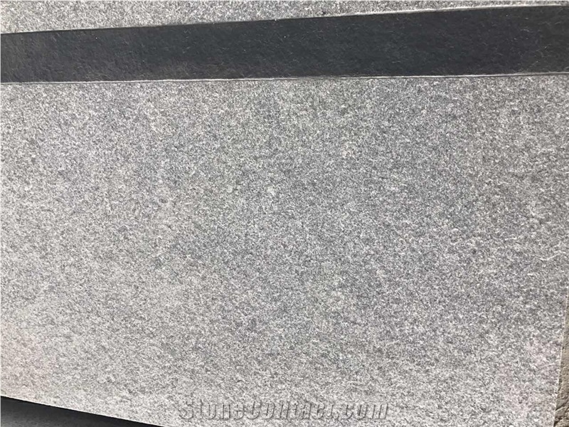 G654 Flamed Step , Padang Dark Outdoor Staircase