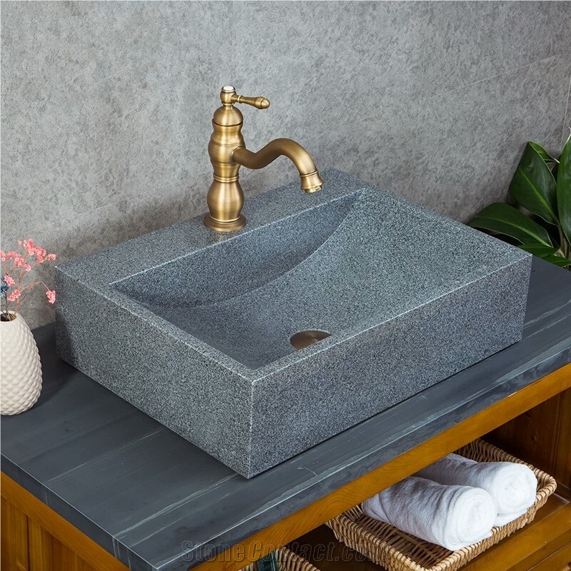 G654 Granite Wash Basins, Pangdang Granite Sinks