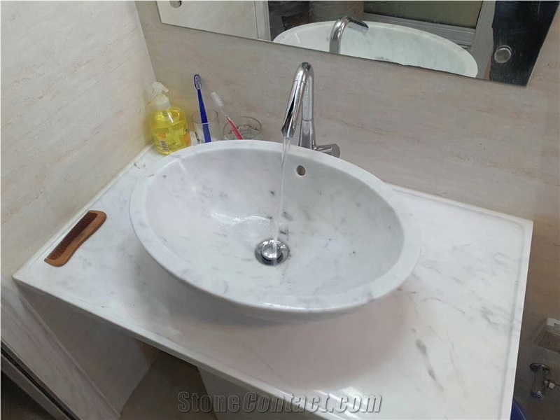 Guangxi White Marble Sinks,China Marble Basins