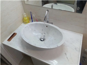 Guangxi White Marble Sinks,China Marble Basins