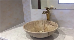 Sandstone Sinks, Yellow Sandstone Bathroom Basins