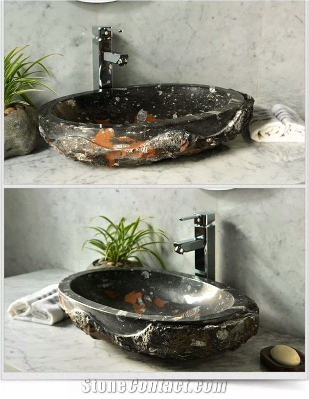 Shanxi Black Granite Sinks, Black Granite Basins