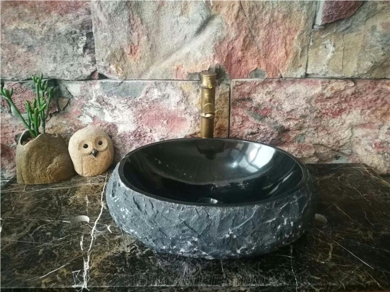 Shanxi Black Granite Sinks,Black Granite Basins