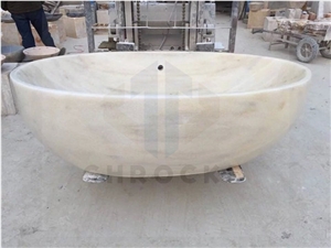 White Marble Bathtub, Guangxi White Marble Bathtub