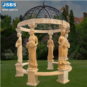 Stone Carved Marble Garden Gazebo Pavilion