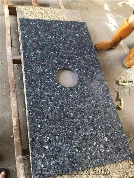 Blue Pearl Granite Polished Kitchen Countertop