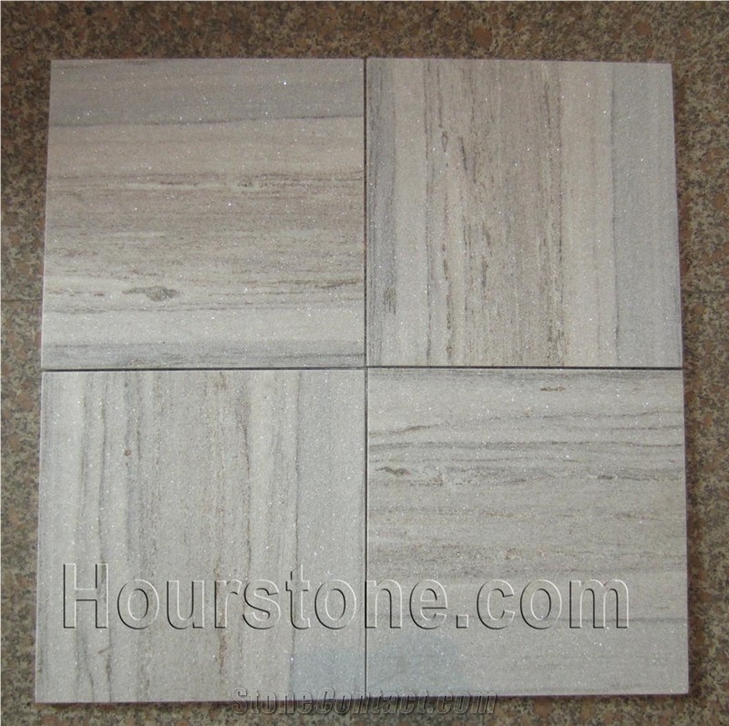 China Crystal Wood Vein Marble Polished Slab&Tile