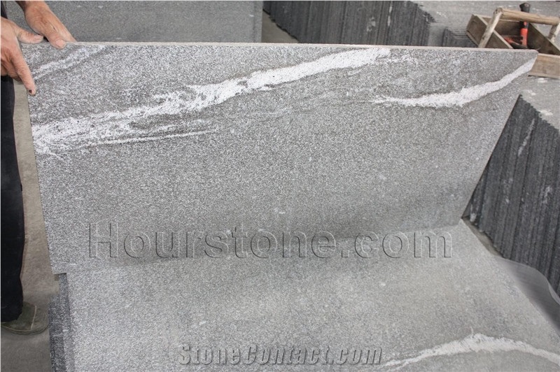China Snow Grey Granite Slab&Tile Landscape,Paving