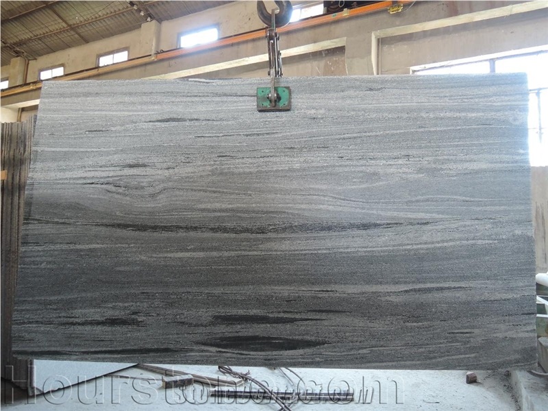 Wood Grain Granite Gray Landscape Pattern Slabs