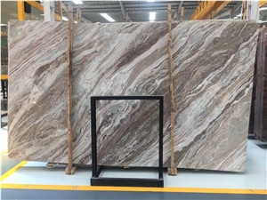 Dream Brown Marble Book Match for Tiles