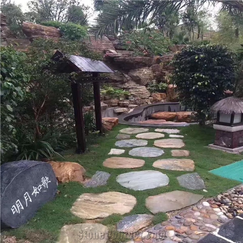 2018 Hot Slate Garden Stepping Stone Paving Sets