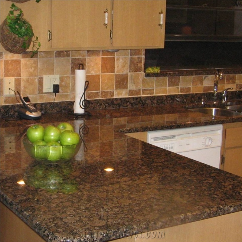 Autumn Brown Granite Kitchen Worktop