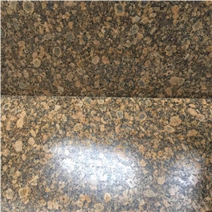 Brazil Giallo Fiorito Brown Granite Slab