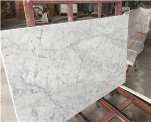 Carrara White Marble Bathroom Countertop