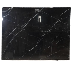 Chinese Natural Black Marble Nero Marquina Marble