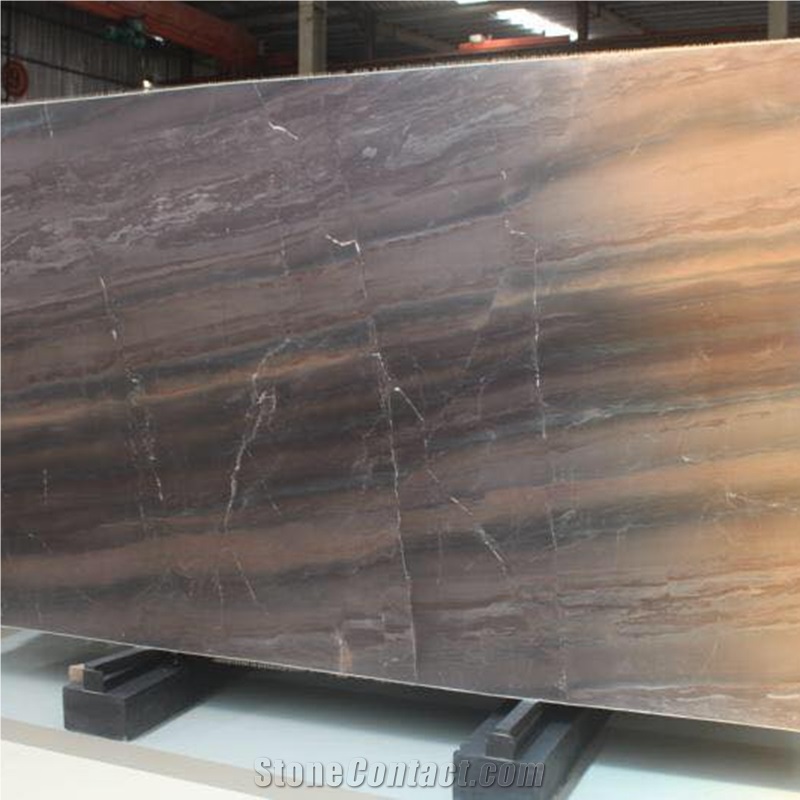 Elegant Brown Marble Wall Tiles and Slab from China - StoneContact.com