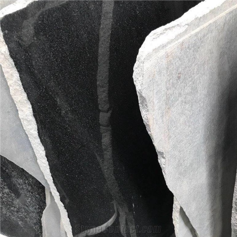 Hebei Black Granite Slabs and Floor