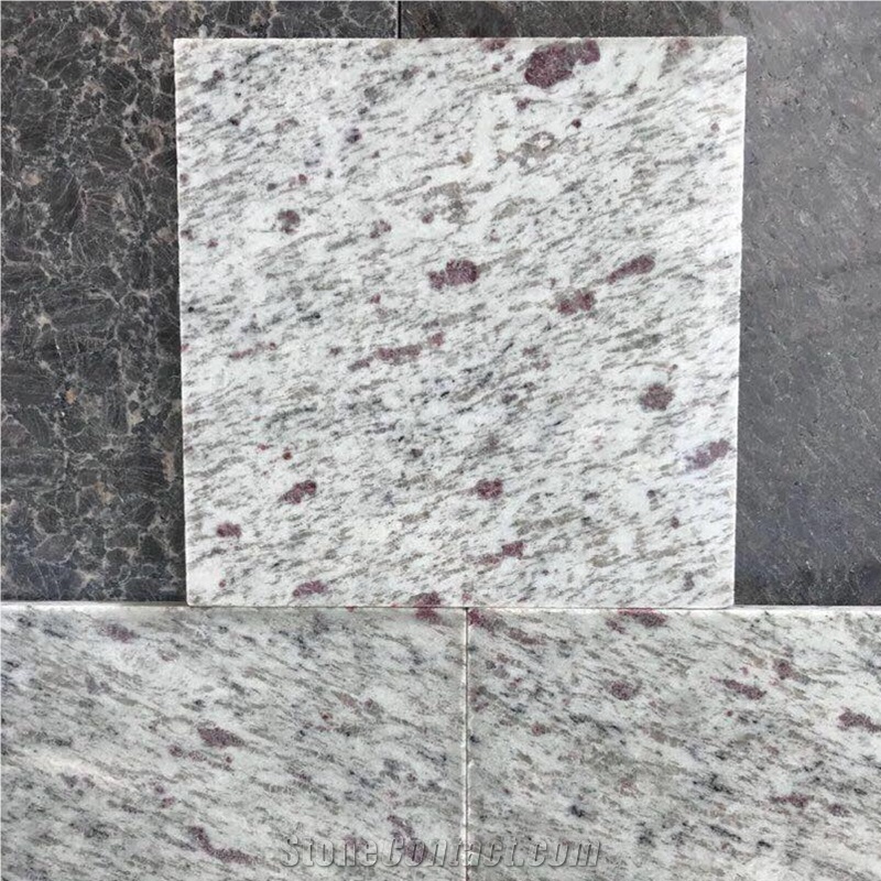 Indian White Galaxy Granite Tile