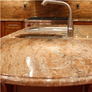 Madura Gold Granite Kitchen Islands Top Countertops
