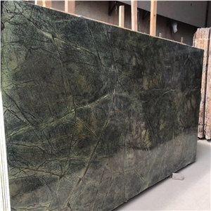 Rainforest Green Marble Slabs and Tiles