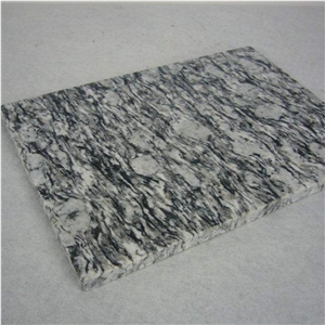 Spray White Granite Floor Tiles