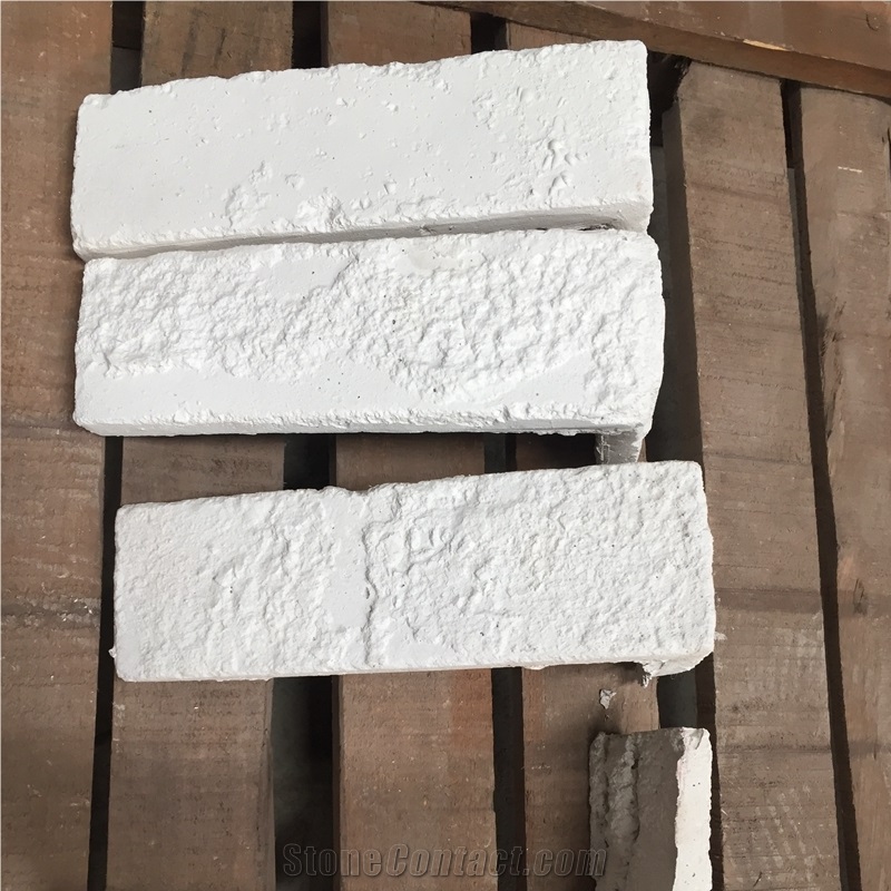 White Artifical Cultured Stone Wall Cladding