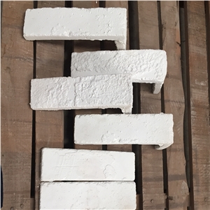 White Artifical Cultured Stone Wall Cladding