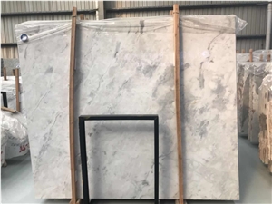Chinese Ink Painting White Marble Slabs & Tiles