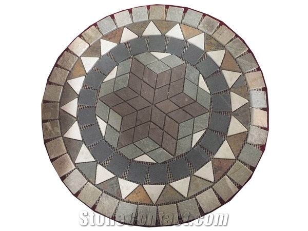 A Grade Exterior Decoration Natural Stone Mosaic