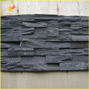 Black Slate Natural Stone Wall Cladding