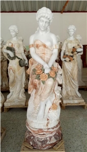 Life Size Marble Buddha Statue Sculptures