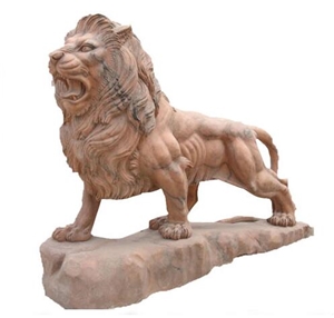 Marble Stone Decoration Western Lion Statues
