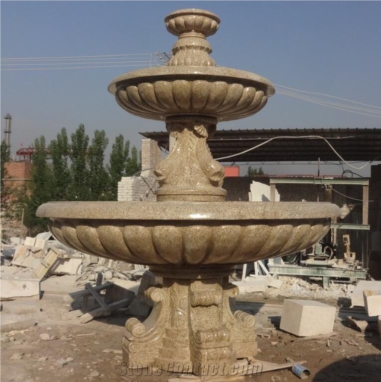 Outdoor Stone Garden Product Marble Water Fountain